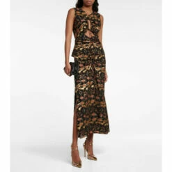 Altuzarra Nome Floral Silk Satin Top