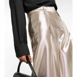 Altuzarra Metallic High-rise Wide-leg Pants -Altuzarra Discount Store unnamed file 154