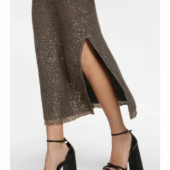 Altuzarra Dione Sequin-embellished Midi Skirt -Altuzarra Discount Store unnamed file 208