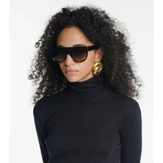 Celine Eyewear Aviator Acetate Sunglasses 4 Celine Eyewear Aviator Acetate Sunglasses - Image 2