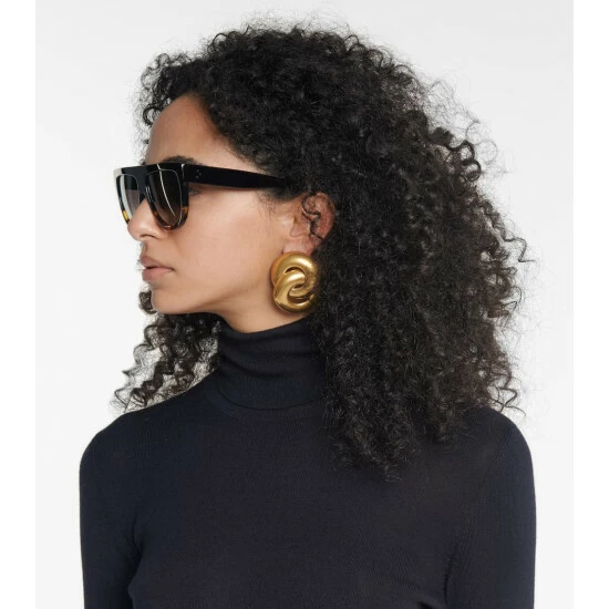 Celine Eyewear Aviator Acetate Sunglasses 6 Celine Eyewear Aviator Acetate Sunglasses - Image 4