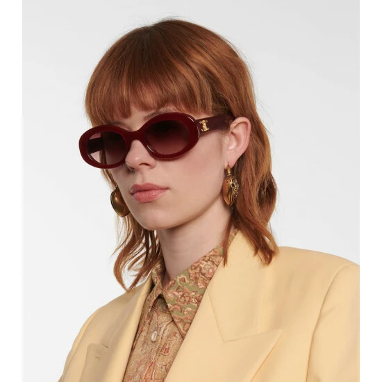 Celine Eyewear Triomphe 01 Round Sunglasses 6 Celine Eyewear Triomphe 01 Round Sunglasses - Image 4