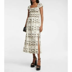 Altuzarra Silk-blend Midi Dress