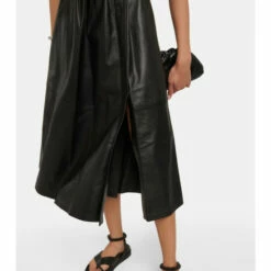 Altuzarra Lydia Leather Midi Dress -Altuzarra Discount Store unnamed file 345