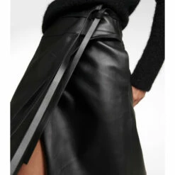 Altuzarra Scobie High-rise Leather Midi Skirt -Altuzarra Discount Store unnamed file 375