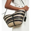 Altuzarra Watermill Striped Raffia Crossbody Bag