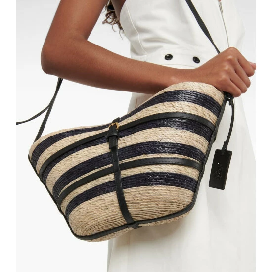 Altuzarra Watermill Striped Raffia Crossbody Bag 3 Altuzarra Watermill Striped Raffia Crossbody Bag