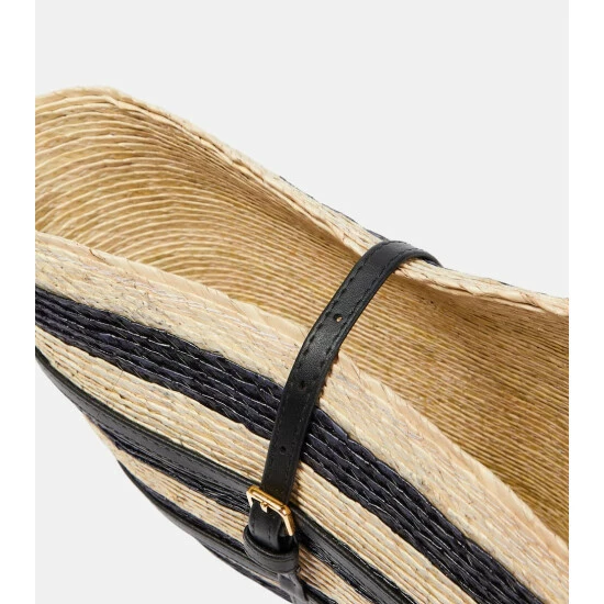 Altuzarra Watermill Striped Raffia Crossbody Bag 4 Altuzarra Watermill Striped Raffia Crossbody Bag - Image 2