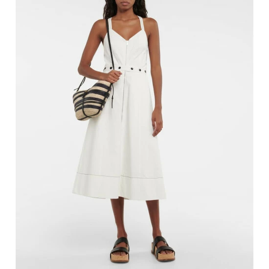 Altuzarra Watermill Striped Raffia Crossbody Bag 6 Altuzarra Watermill Striped Raffia Crossbody Bag - Image 4