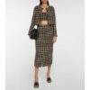Altuzarra Jabal Checked Midi Skirt