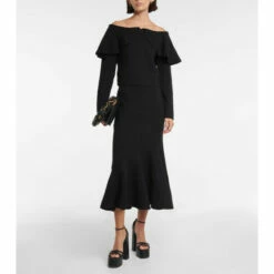 Altuzarra Hasla Off-shoulder Wool-blend Sweater