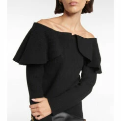 Altuzarra Hasla Off-shoulder Wool-blend Sweater -Altuzarra Discount Store unnamed file 631