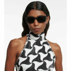 Celine Eyewear Embellished Rectangular Sunglasses -Altuzarra Discount Store unnamed file 656