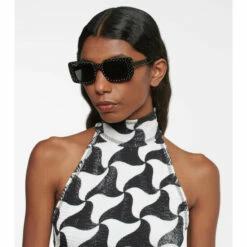 Celine Eyewear Embellished Rectangular Sunglasses -Altuzarra Discount Store unnamed file 658