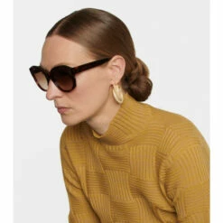 Celine Eyewear Tortoiseshell Round Sunglasses -Altuzarra Discount Store unnamed file 717