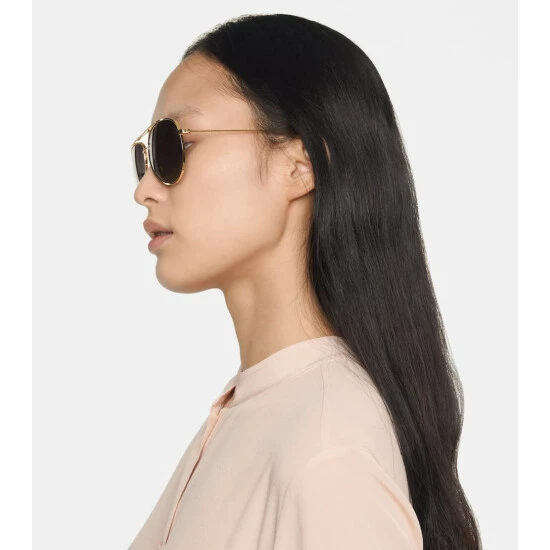 Celine Eyewear Aviator Sunglasses With Leather Pouch 9 Celine Eyewear Aviator Sunglasses With Leather Pouch - Image 7