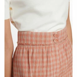 Altuzarra Thor Gingham Cotton-blend Shorts -Altuzarra Discount Store unnamed file 820