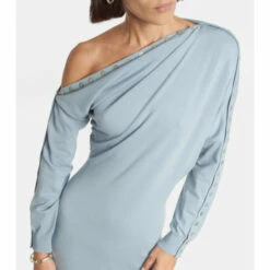 Altuzarra Jeevika One-shoulder Knit Midi Dress -Altuzarra Discount Store unnamed file 830