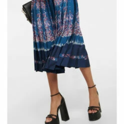 Altuzarra Teys Printed Pleated Maxi Dress -Altuzarra Discount Store unnamed file 842