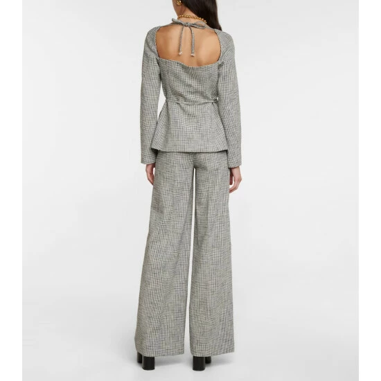 Altuzarra Aphelion Gingham Tweed Jacket 4 Altuzarra Aphelion Gingham Tweed Jacket - Image 2