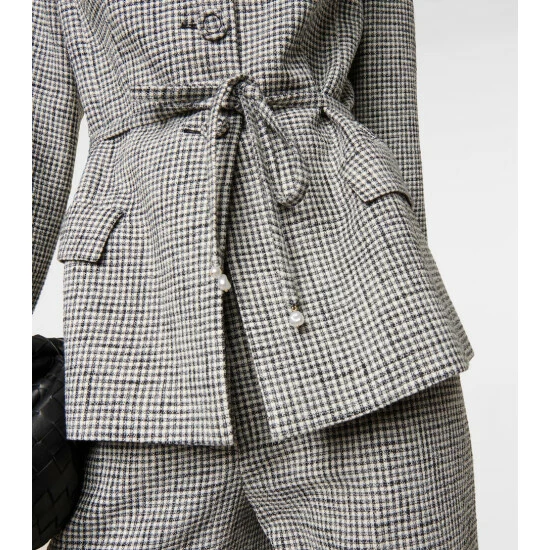 Altuzarra Aphelion Gingham Tweed Jacket 7 Altuzarra Aphelion Gingham Tweed Jacket - Image 5