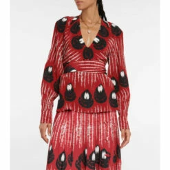 Altuzarra Dagur Printed Silk Blouse -Altuzarra Discount Store unnamed file 869